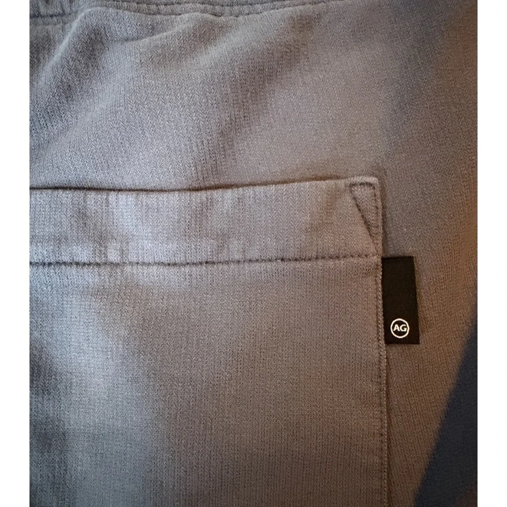 AG Men s Size‎ Large 100 Percent Cotton Gray Drawstring Sport Lounge Shorts